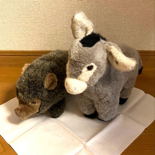 Steiff vintage donkey wild - steiff,