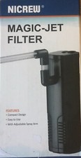 NICREW Magic Jet Filter Fish Tank Filter, Internal Aquarium Filter for Magi200