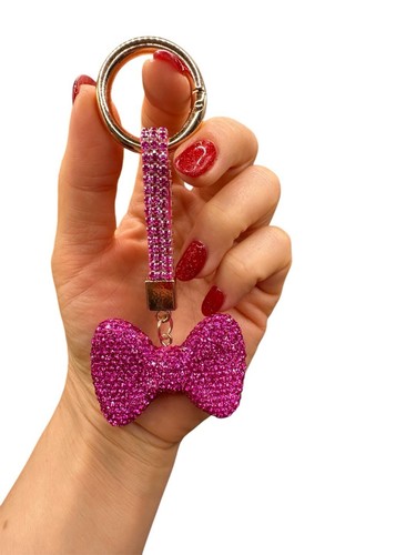 Luxury rhinestone bow ribbon - rhinestone,