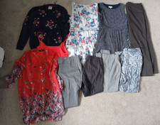 Bundle Ladies Clothes Dress Tops Jumper UK Size 14 Wallis Monsoon Country Rose