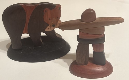 Inukshuk figurine bear - figurine, &