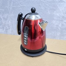 Dualit Cordless Stainless Steel Jug Kettle 1.5Ltr Polished Chrome Red - SEE INFO