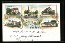 Lithograph Klix, inn, parish