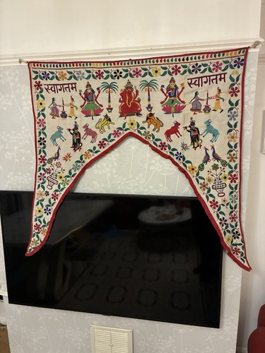 Vintage welcome gate toran - welcome,