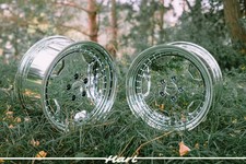 4X 17" 5X112 HART Wheels HR90 Chrome Wheels Fits For: Mercedes E S SL CL