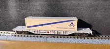 Fleischmann N Gauge 8246 K Container Wagon  Sgss-y 703 "Thyssen Haniel Logistic"