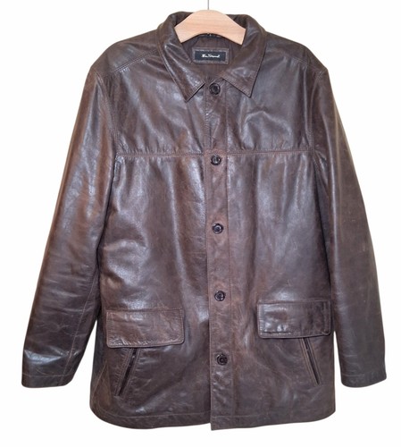 Ben sherman leather jacket - sherman,