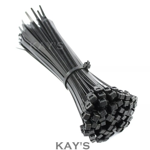 Black cable ties nylon zip - ties,