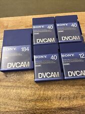 Various Sony DVCAM tapes