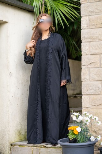 Sultea abaya black - sultea, lace-