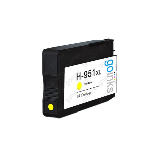 Yellow ink cartridge - cartridge, hp