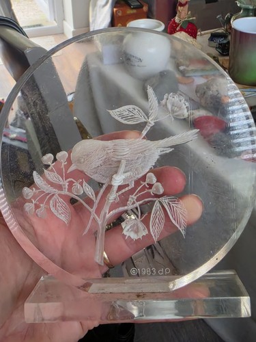 Bird and flower - and, ornament