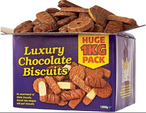 Broken chocolate biscuits - xl,