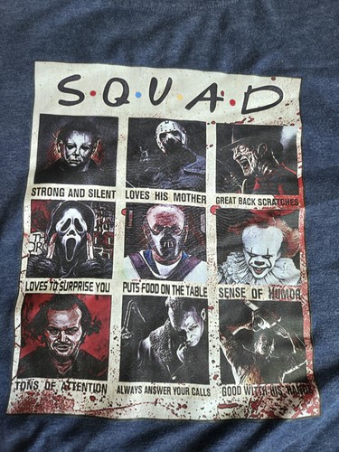 Horror friends shirt squad - horror,