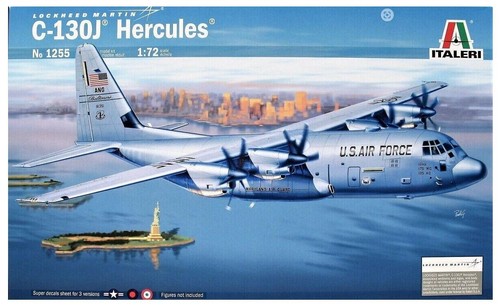 Italeri 1255 scale c - 1/72, c-130j