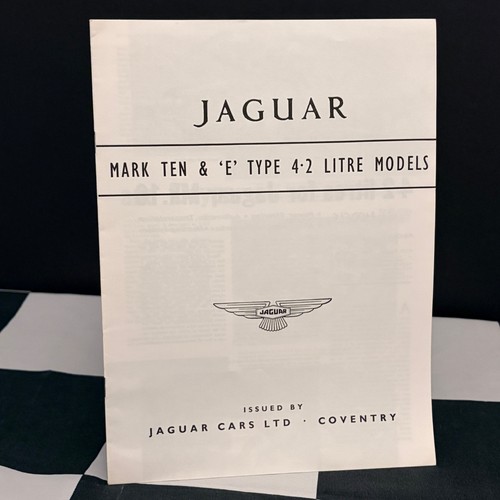 Jaguar mark ten - ten, e-type