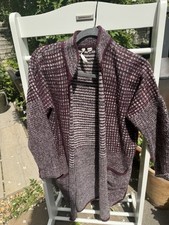 White Stuff burgundy Long Cardigan