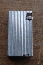 Vintage REGENT BLOCK ALUMINIUM PETROL LIGHTER Lift Arm & Integral Screwdriver