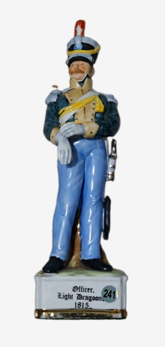 Hand painted porcelain officer - hand,