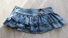 Denim micro mini RARA 10"