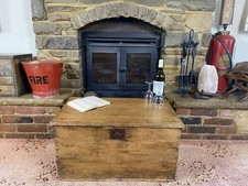 Old Antique Pine Chest