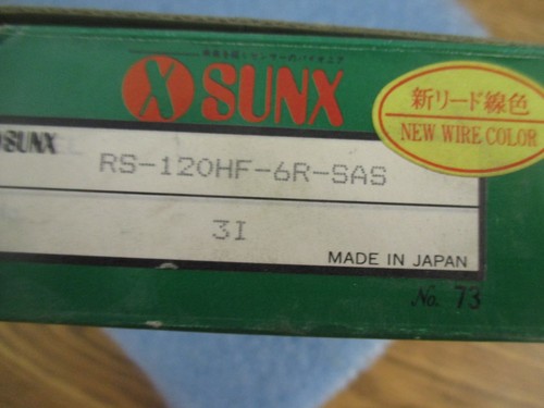 Sunx model 120hf 6r - sunx, rs-120hf-6r-sas