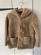 Mini Boden- fleece hooded coat