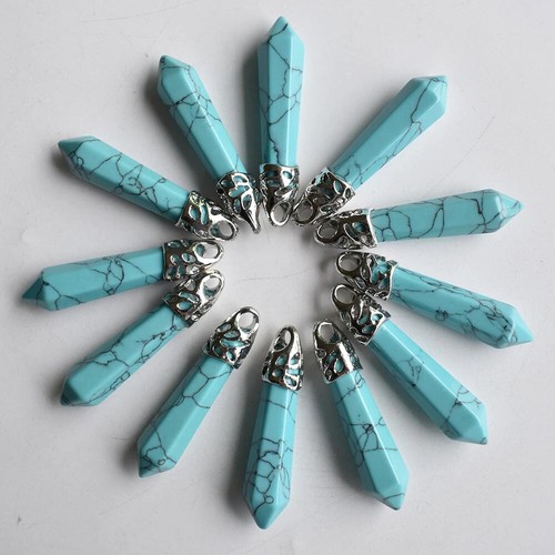 Quartz crystal necklace - quartz,