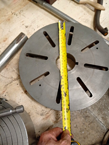 Manual lathe chuck - 12"manual,