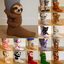 3D Cute Animals Socks Knitted