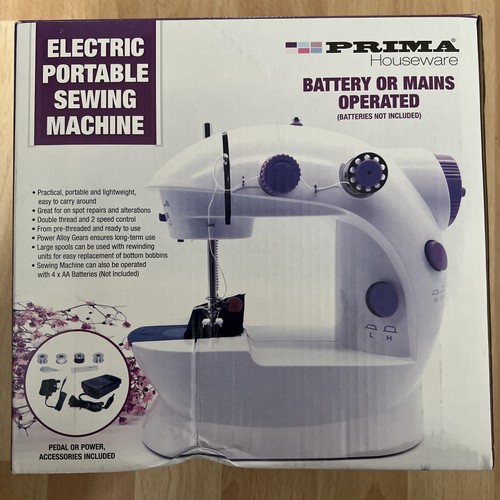 Prima electric portable sewing - prima,