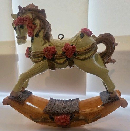 Rocking horse resin - horse, colorful