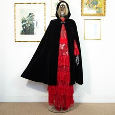 Vintage 1970s Black Velvet