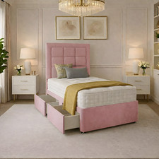 NEW SINGLE DIVAN BED PLUSH
