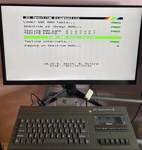 Spectrum 128k grey computer - spectrum,