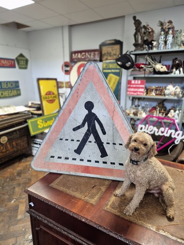 Large vintage original metal - original,
