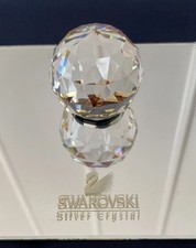 Vintage Swarovski Crystal Ball & Display Stand Tray Display Stand