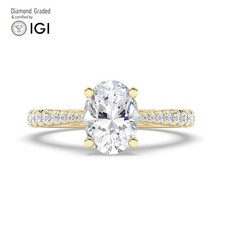 Oval Diamond Engagement Ring