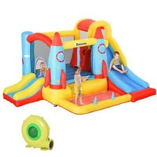Bouncy Castle with Slide Pool