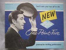 1957 Riley One-Point-Five fold out poster BROCHURE Pub.No. 5746
