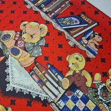 Scuba Fabric Red Paddington