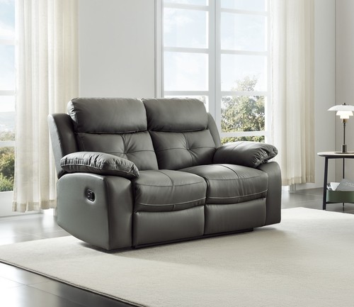 Dark grey leather - grey, 3