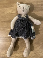 Moulin Roty La Grande Famille Agathe the Cat 12’’ Soft Toy Comforter (a11)