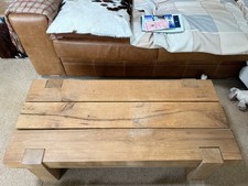 Solid Oak Coffee Table - Used