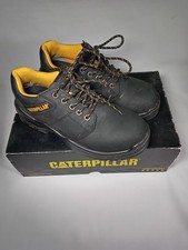 CAT Striver Lo S3 Safety Shoes Black Size UK 7 Wide Fit Steel Toe Work Boots