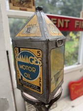 Vintage Gamages Motor Oil 5 Gallon Pyramid Can