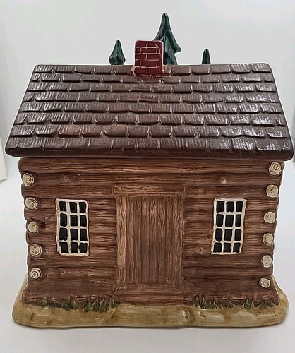 Sakura log cabin ceramic - cabin,
