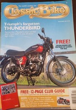 Classic Bike Magazine Dec 2001 BSA TRIUMPH Triple Racers '57 Harley Sportster