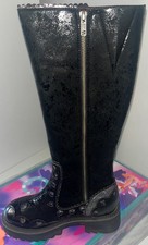 Irregular Choice Cold Heart Knee-High Boots Size Euro 39 UK6