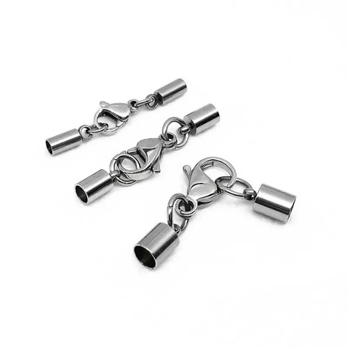 5pcs stainless steel leather - steel,